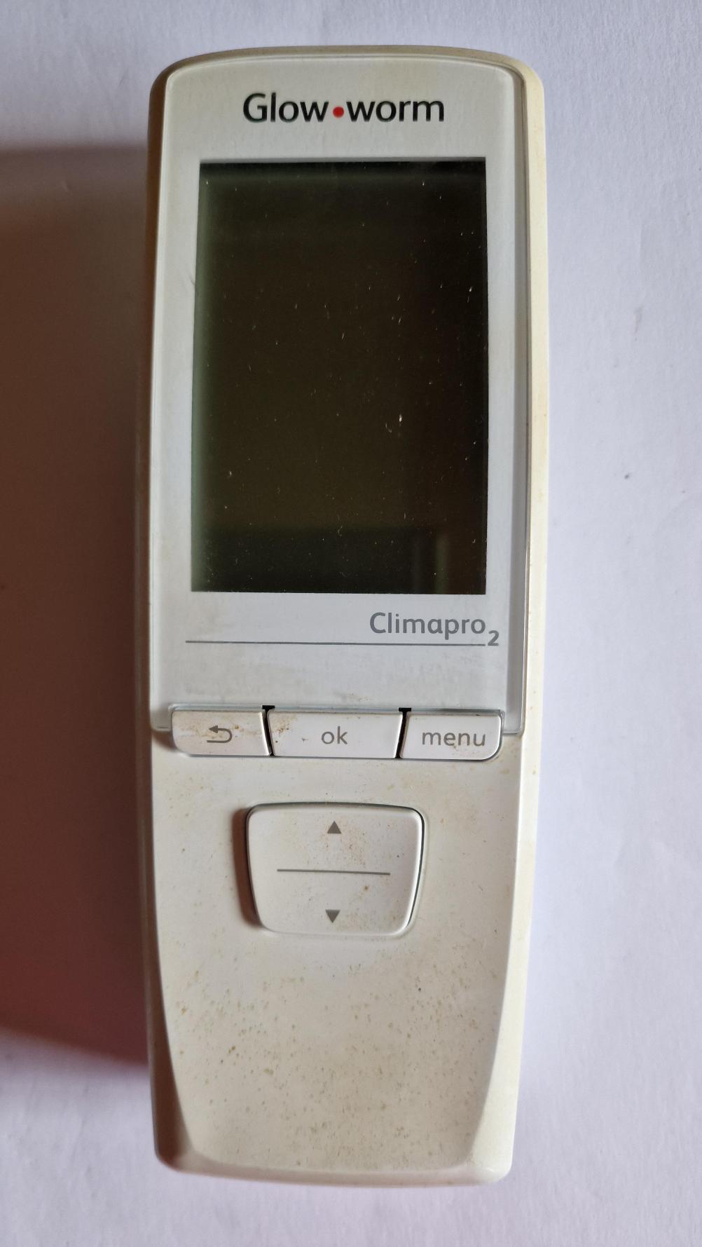 Glowworm Climapro 2 Remote Control - Front Image
