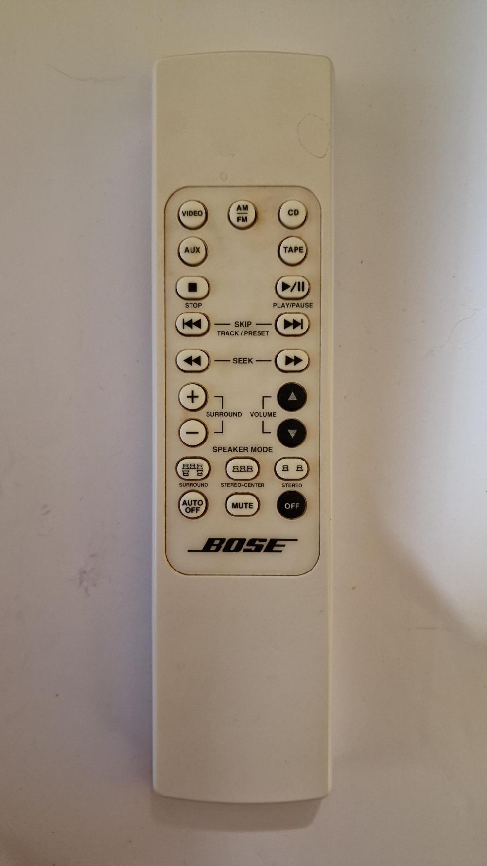 Bose  Remote Control - Front Image