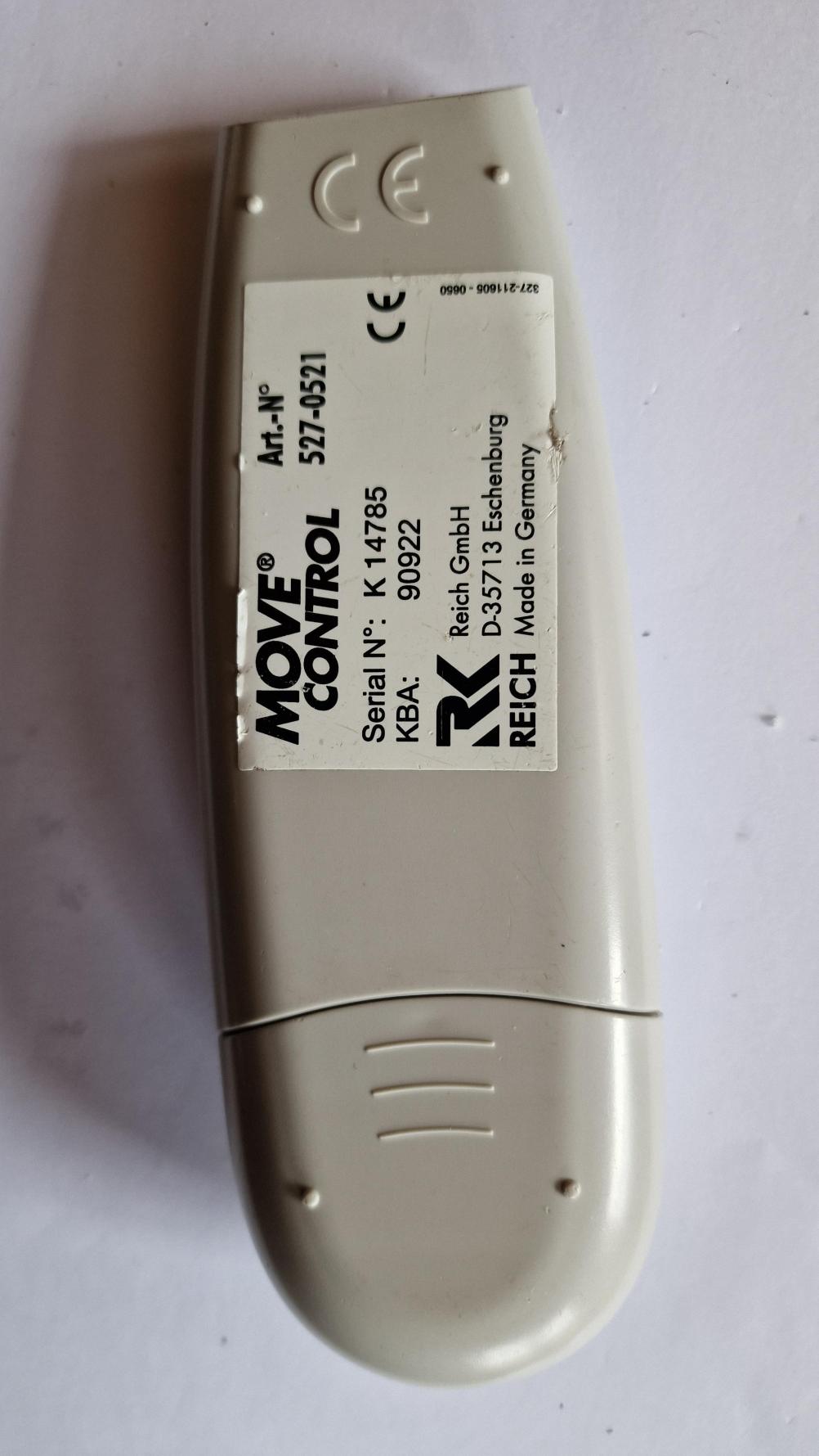 Reich Remote Control - Back Image