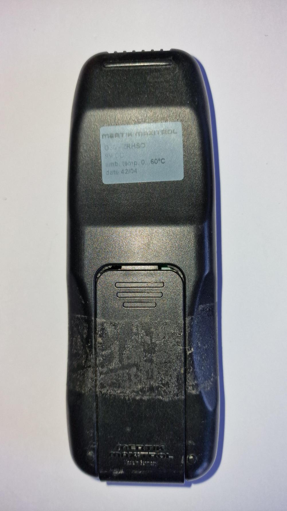 Mertik Maxitrol   Remote Control - Back Image