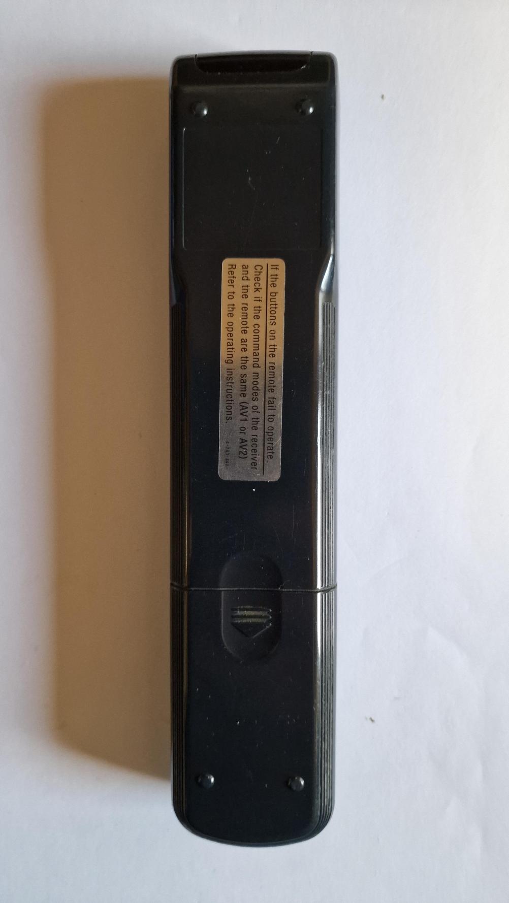 SONY  RM U305C Remote Control - Back Image