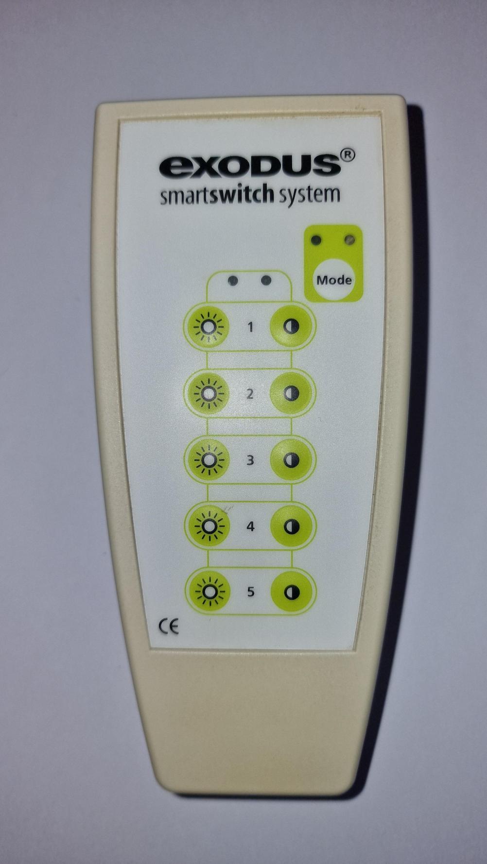 Exodus Smartswitch system Remote Control - Front Image
