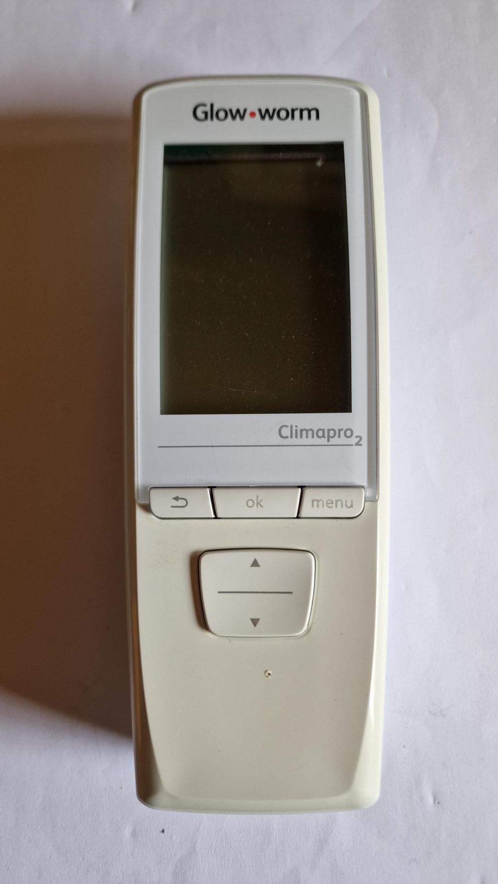 Glow worm   Climapro2  Remote Control - Front Image