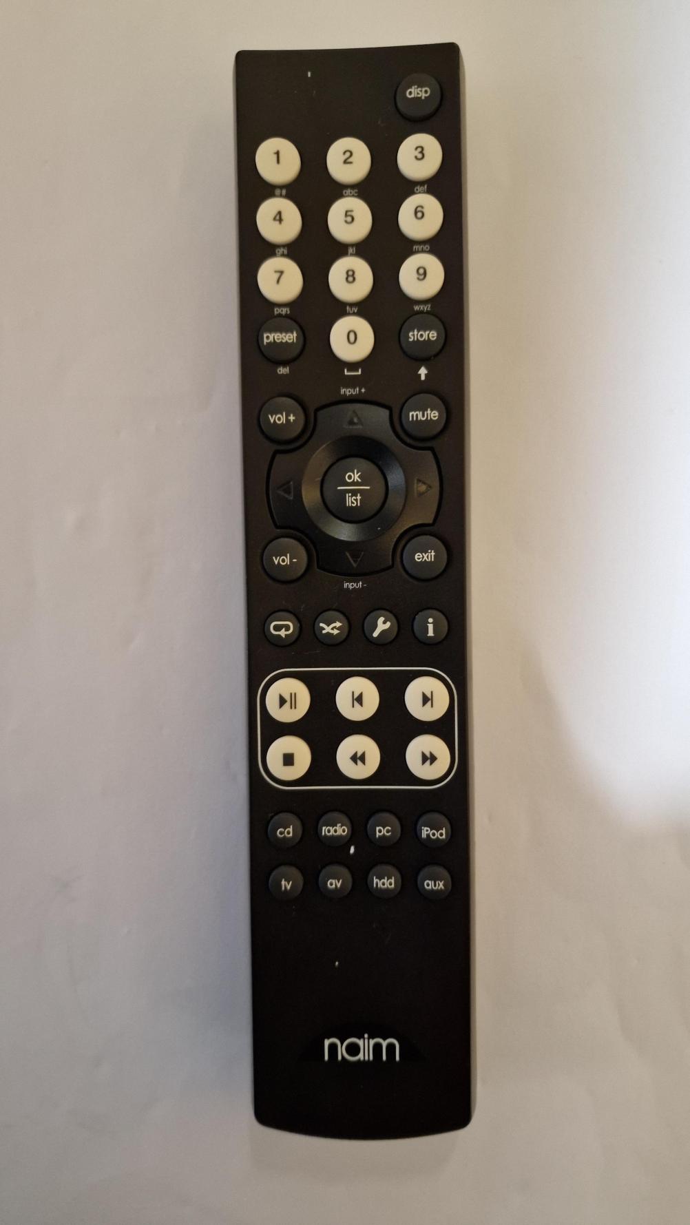 Naim  Remote Control - Front Image