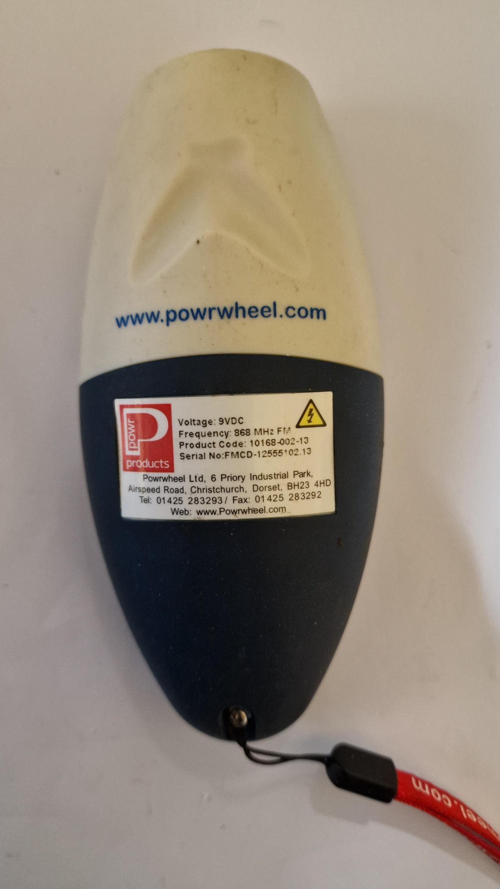 Powerwheel  Remote Control - Back Image