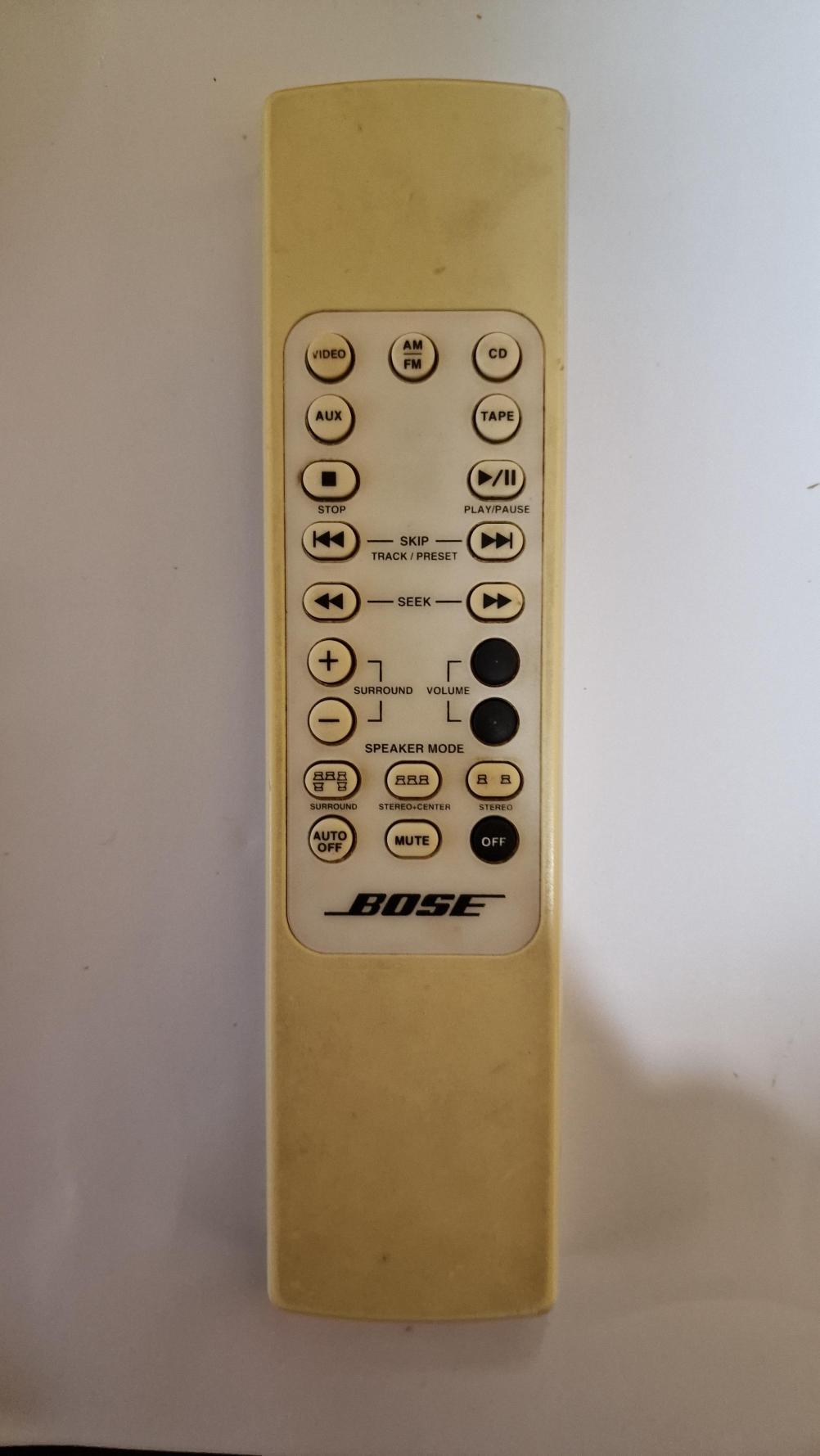 Bose RC-9 Remote Control - Front Image