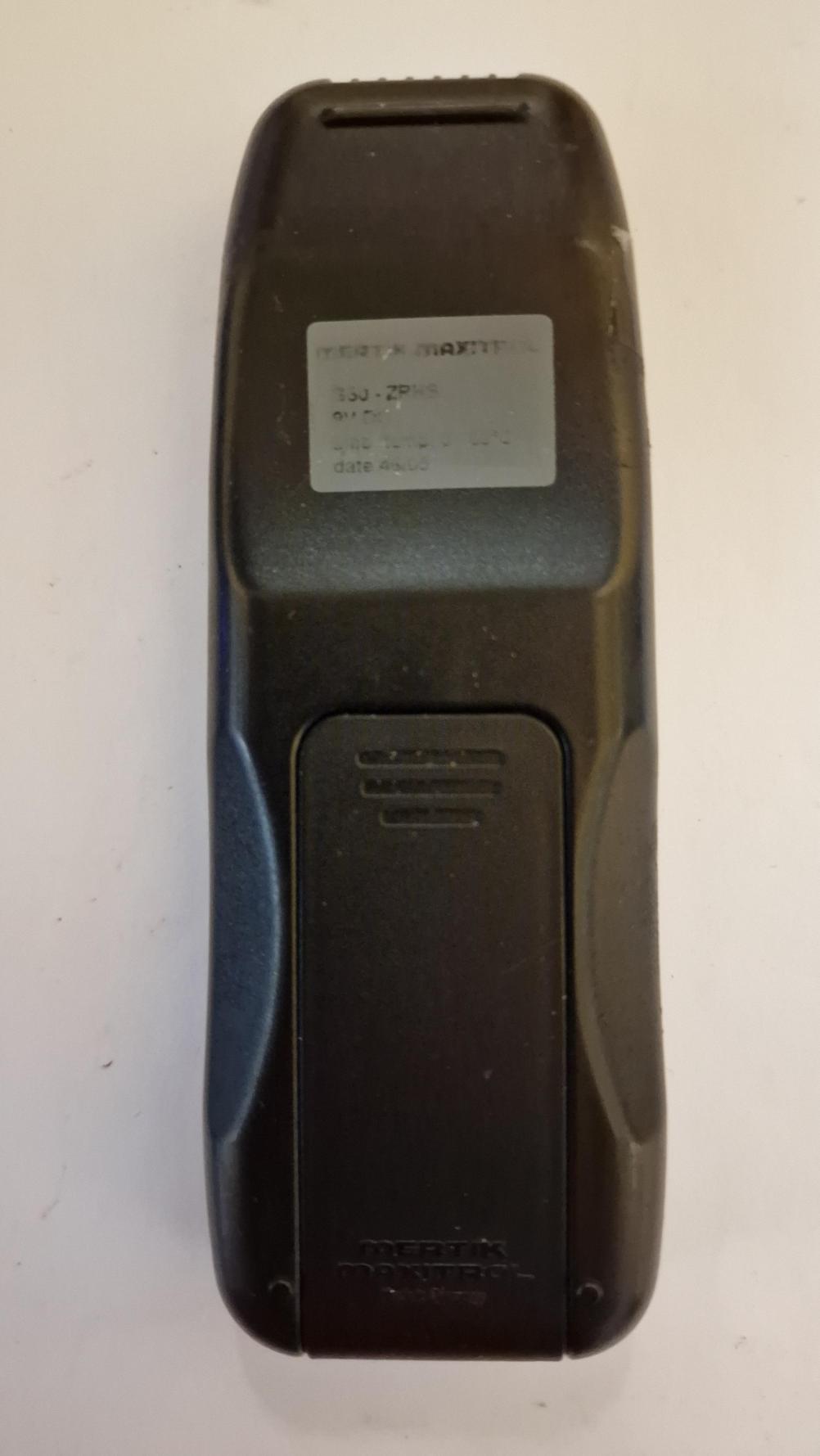 Merton Maxitrol  Remote Control - Back Image