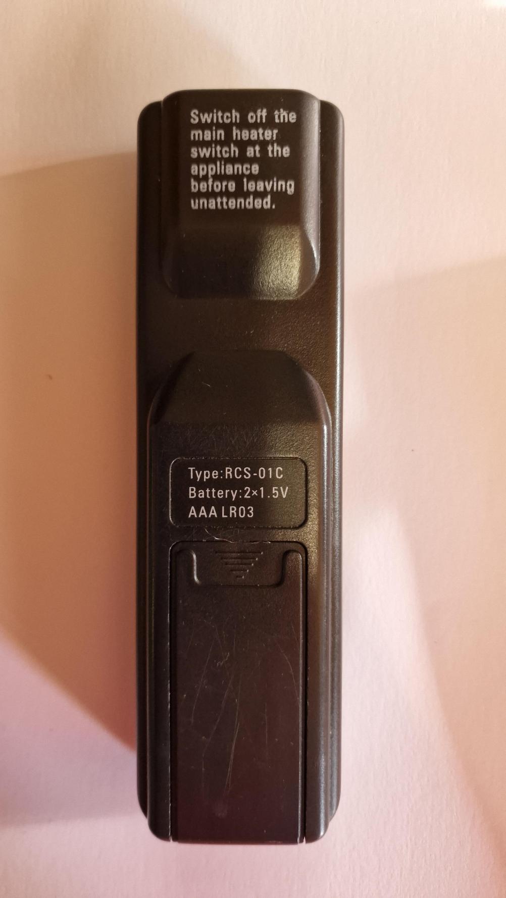 Be modern Detroit  Remote Control - Back Image