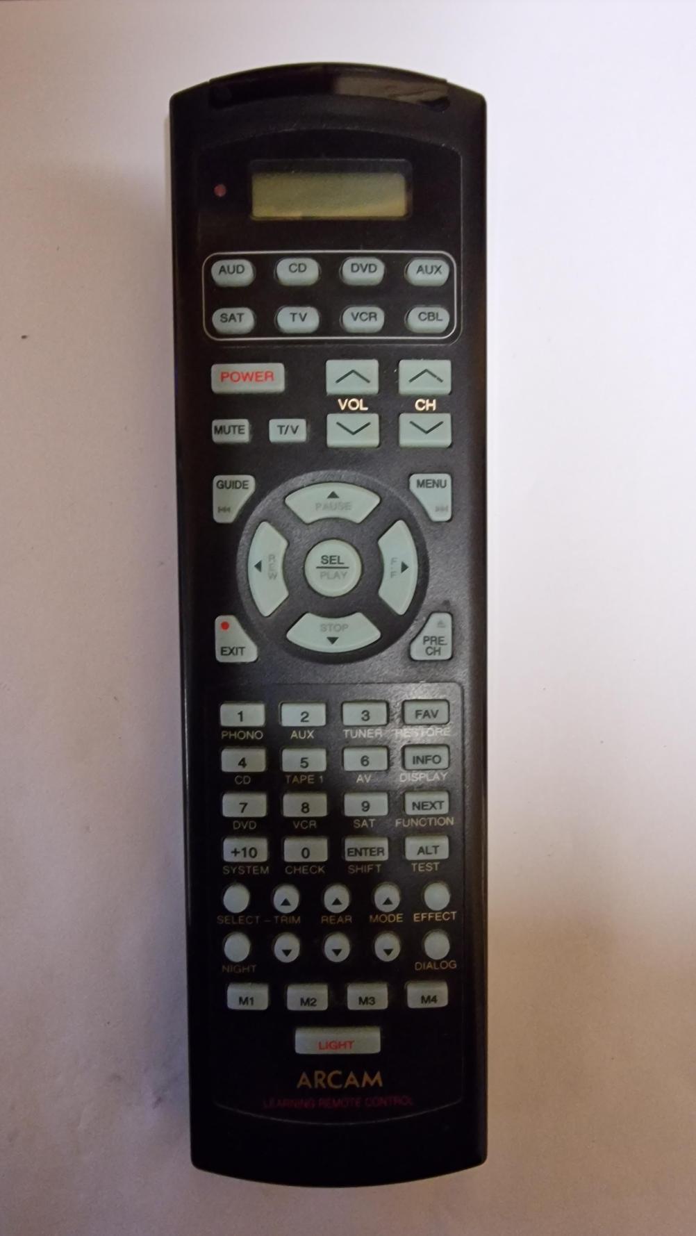 Arcam  CR9000NU Remote Control - Front Image