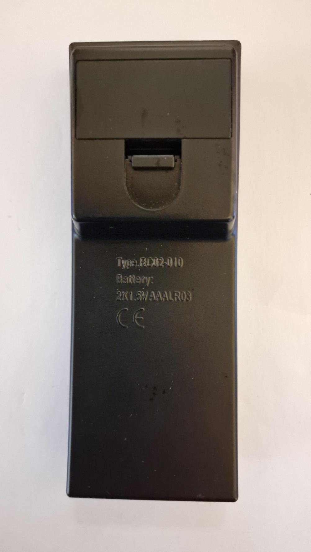 Dimplex  Remote Control - Back Image