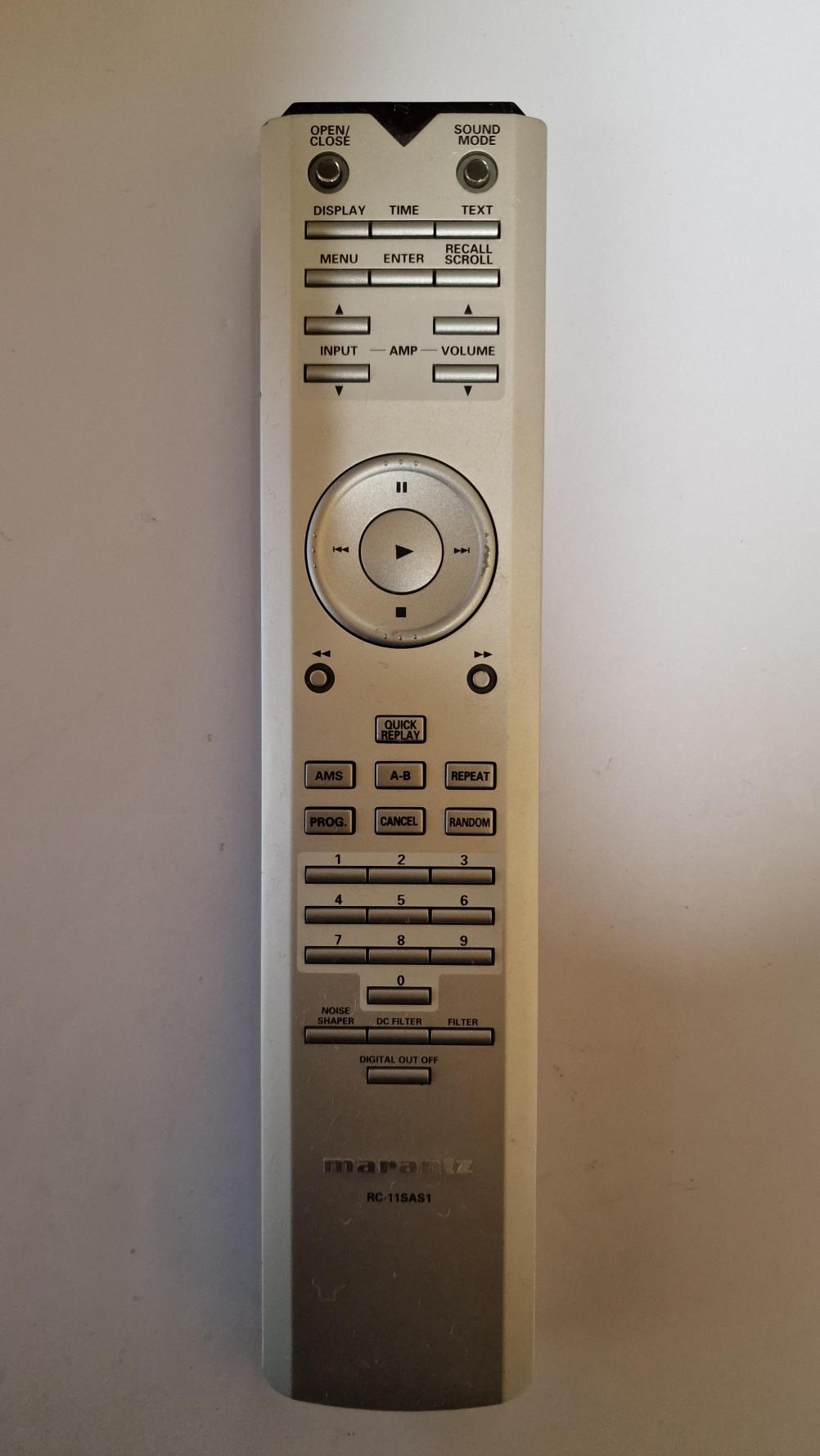 Marantz  RC-11SAS1 Remote Control - Front Image