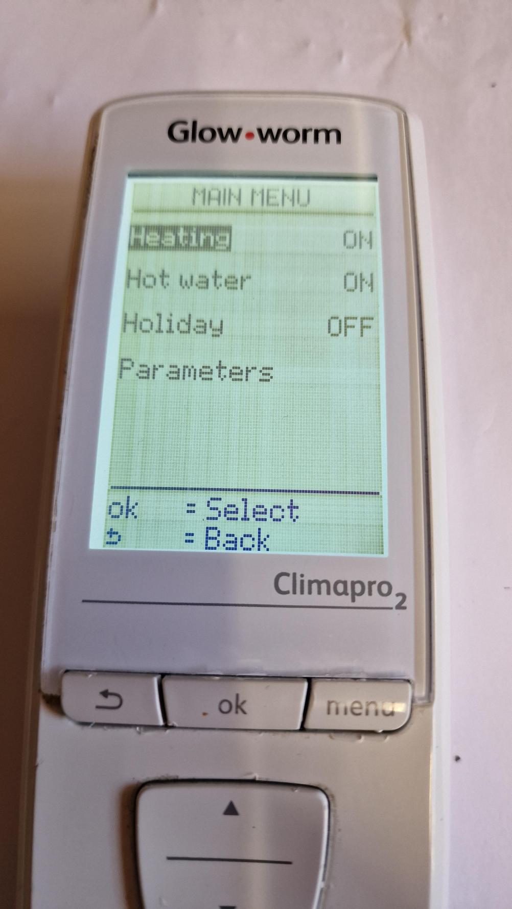 Climapro 2  Remote Control - Second Inside Image