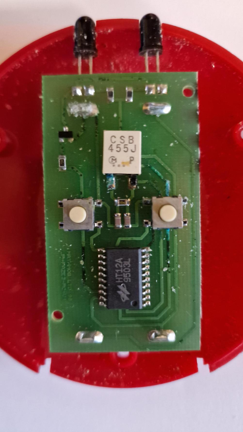 Mathmos Faze 3 Remote Control - Inside Image