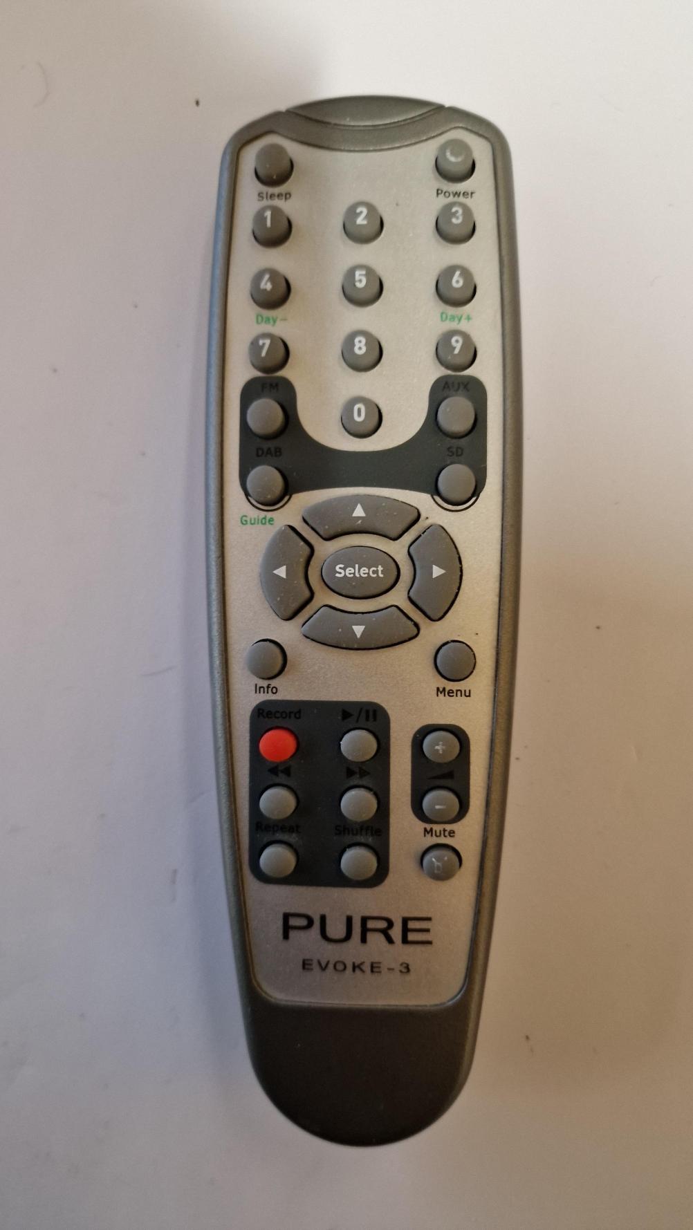 Pure  Remote Control - Front Image