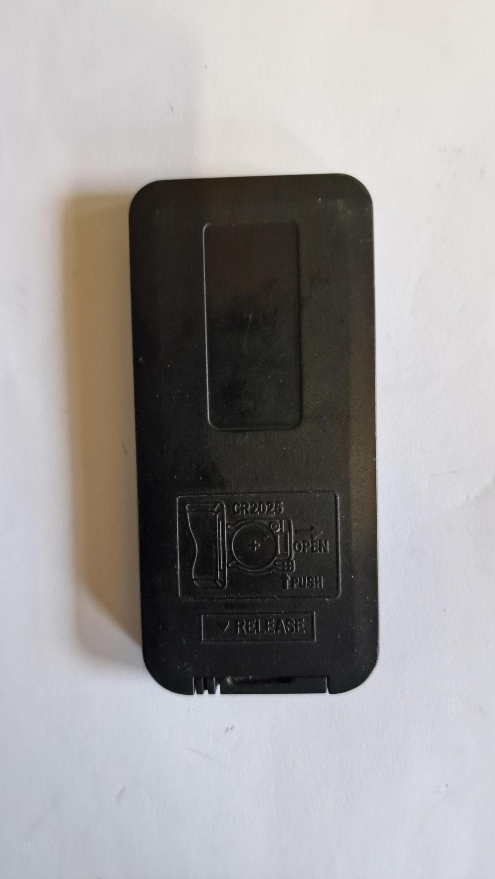 Heater  Remote Control - Back Image