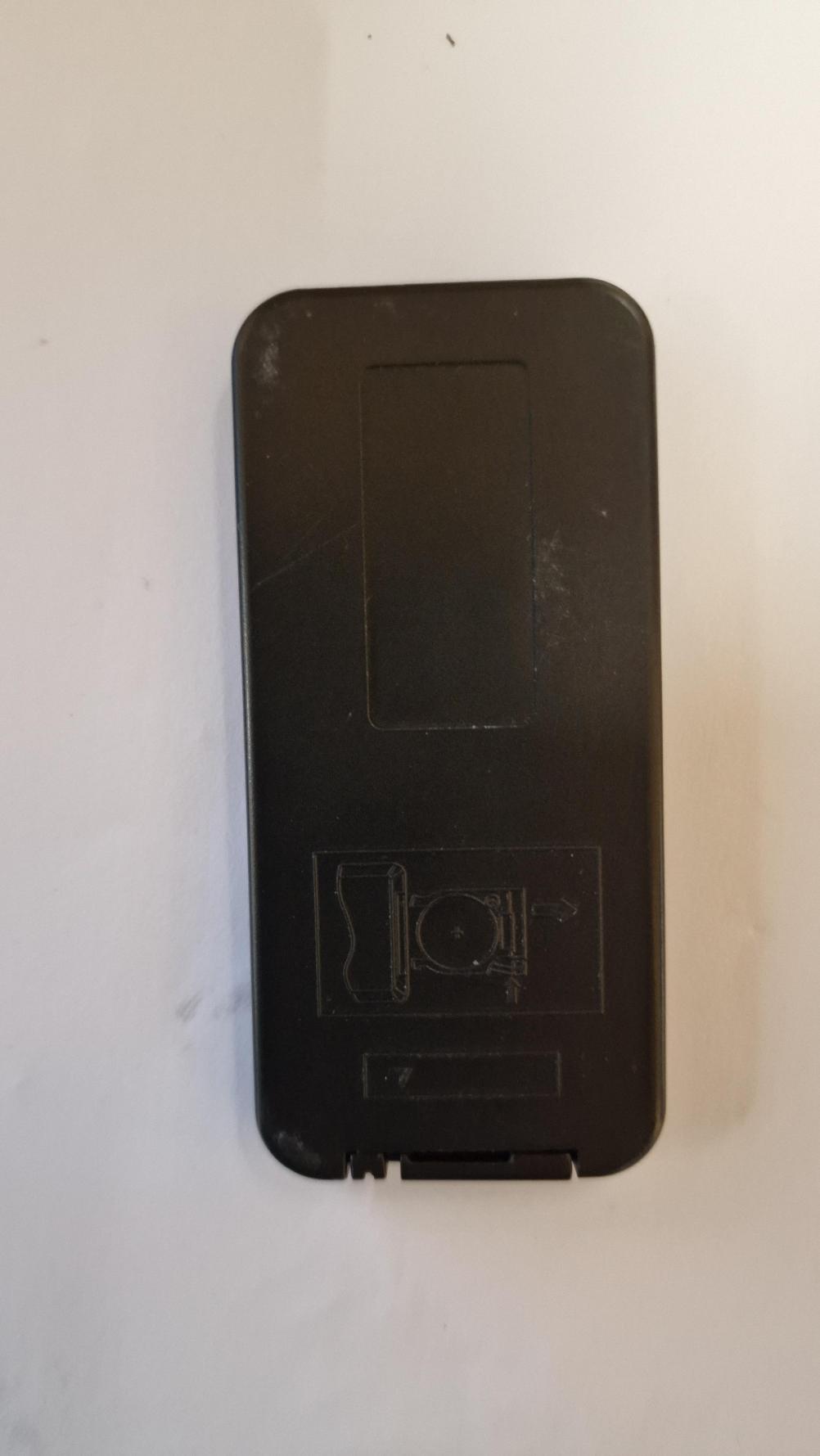 Focalpoint  Remote Control - Back Image