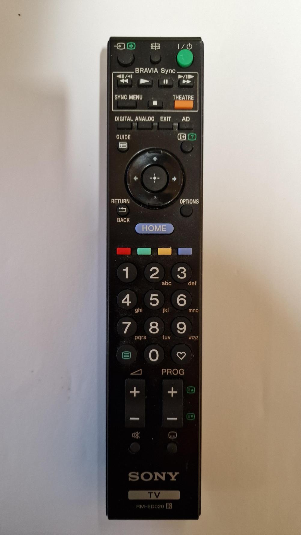 Sony  Remote Control - Front Image