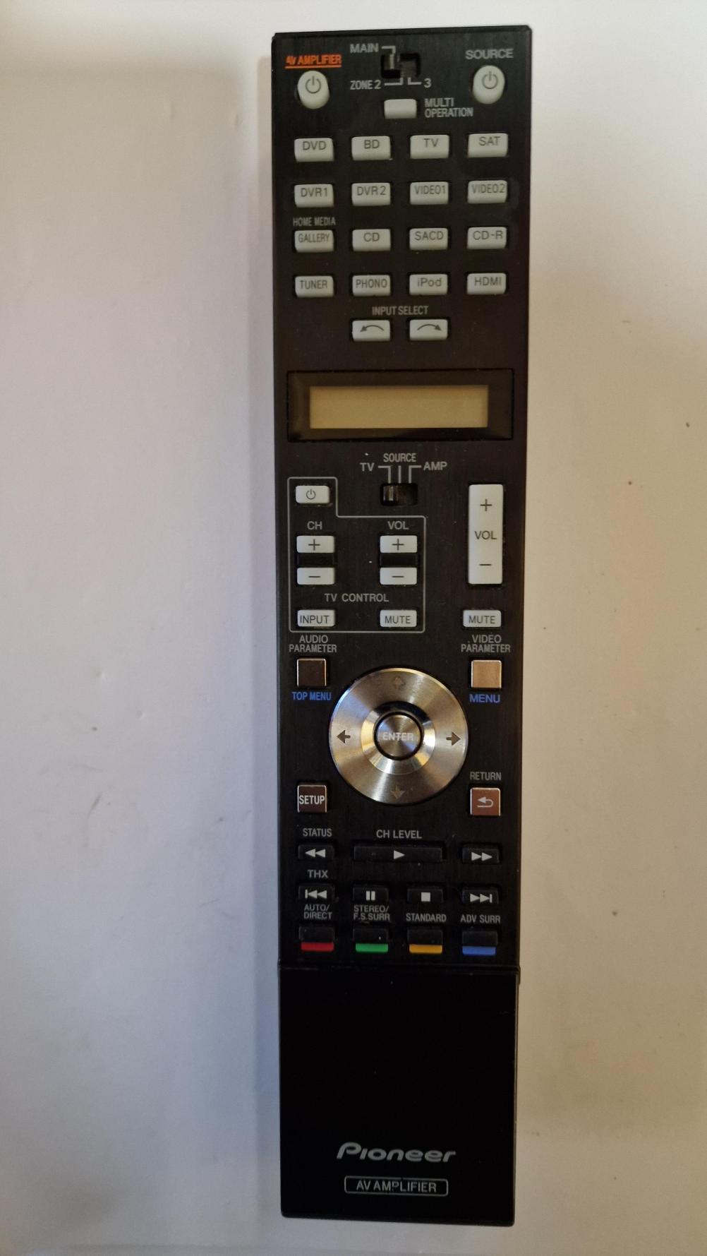 Pioneer  AXD7467 Remote Control - Front Image