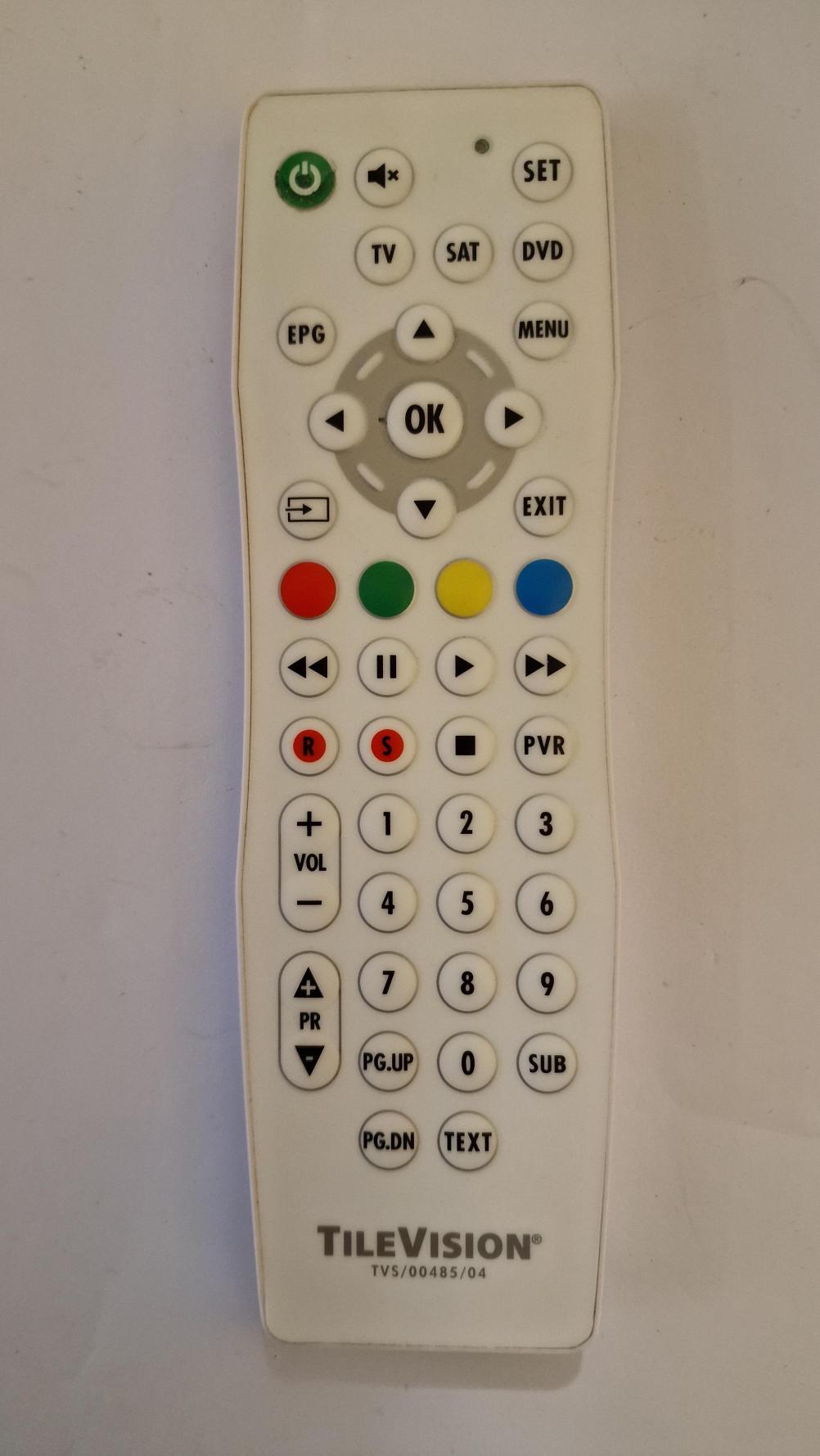 Tilevision  Remote Control - Front Image