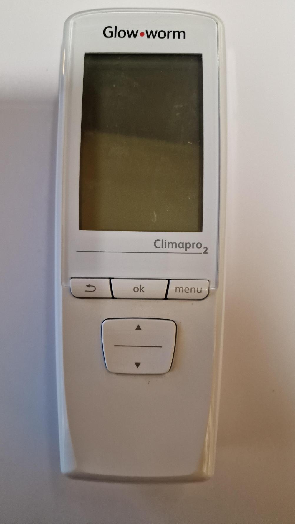 Glow Worm  Climapro2 Remote Control - Front Image