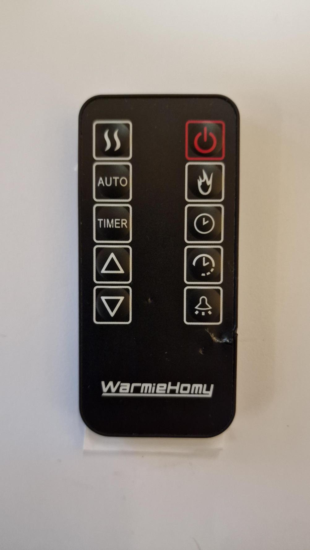 Warmiehomy  Remote Control - Front Image
