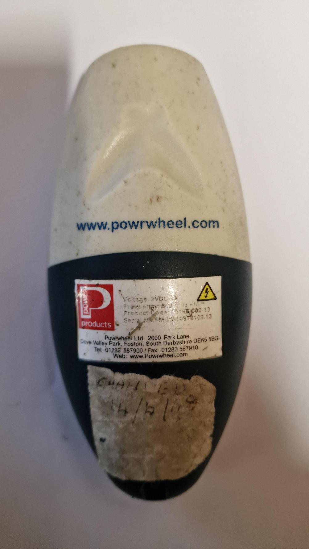 Powrwheel  Remote Control - Back Image