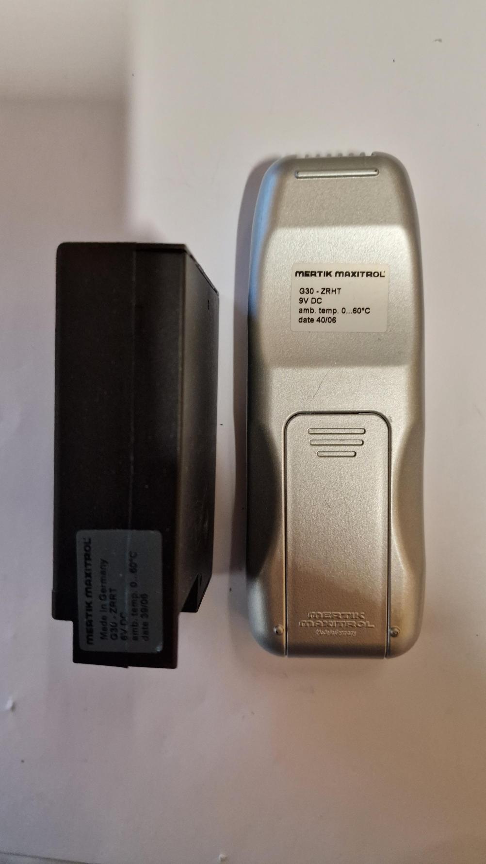 Merton Maxitrol G30-ZRHT & receiver Remote Control - Back Image