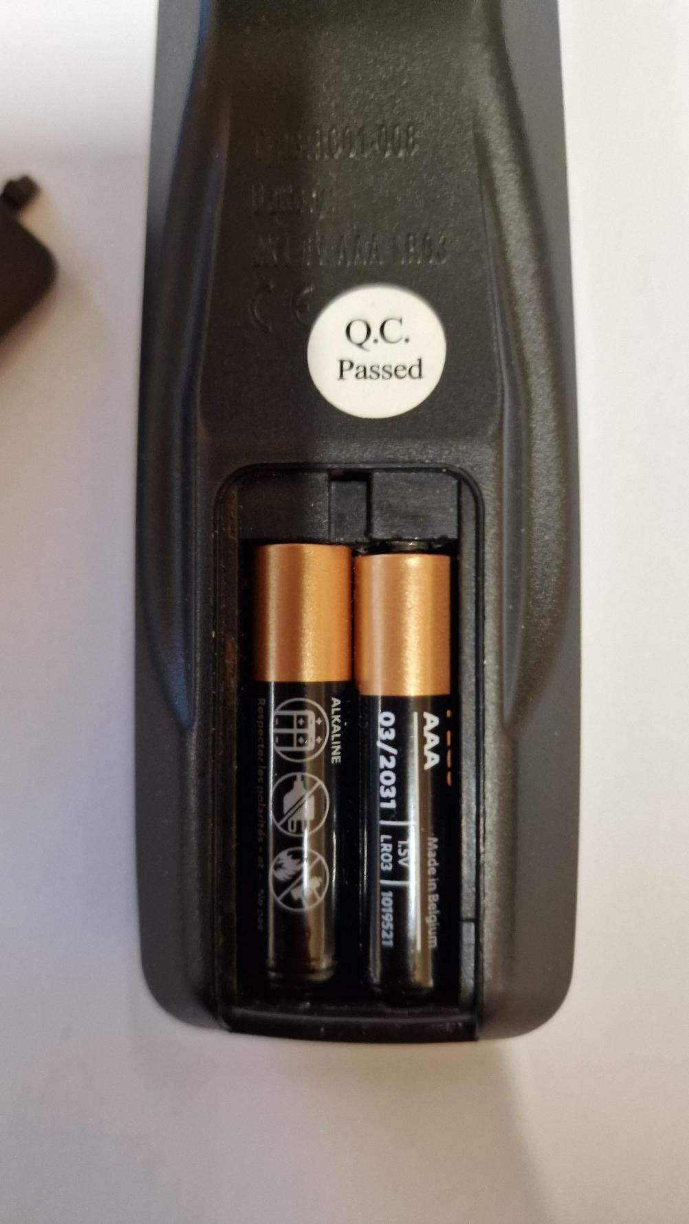Dimplex  RC01-008 Remote Control - Inside Image