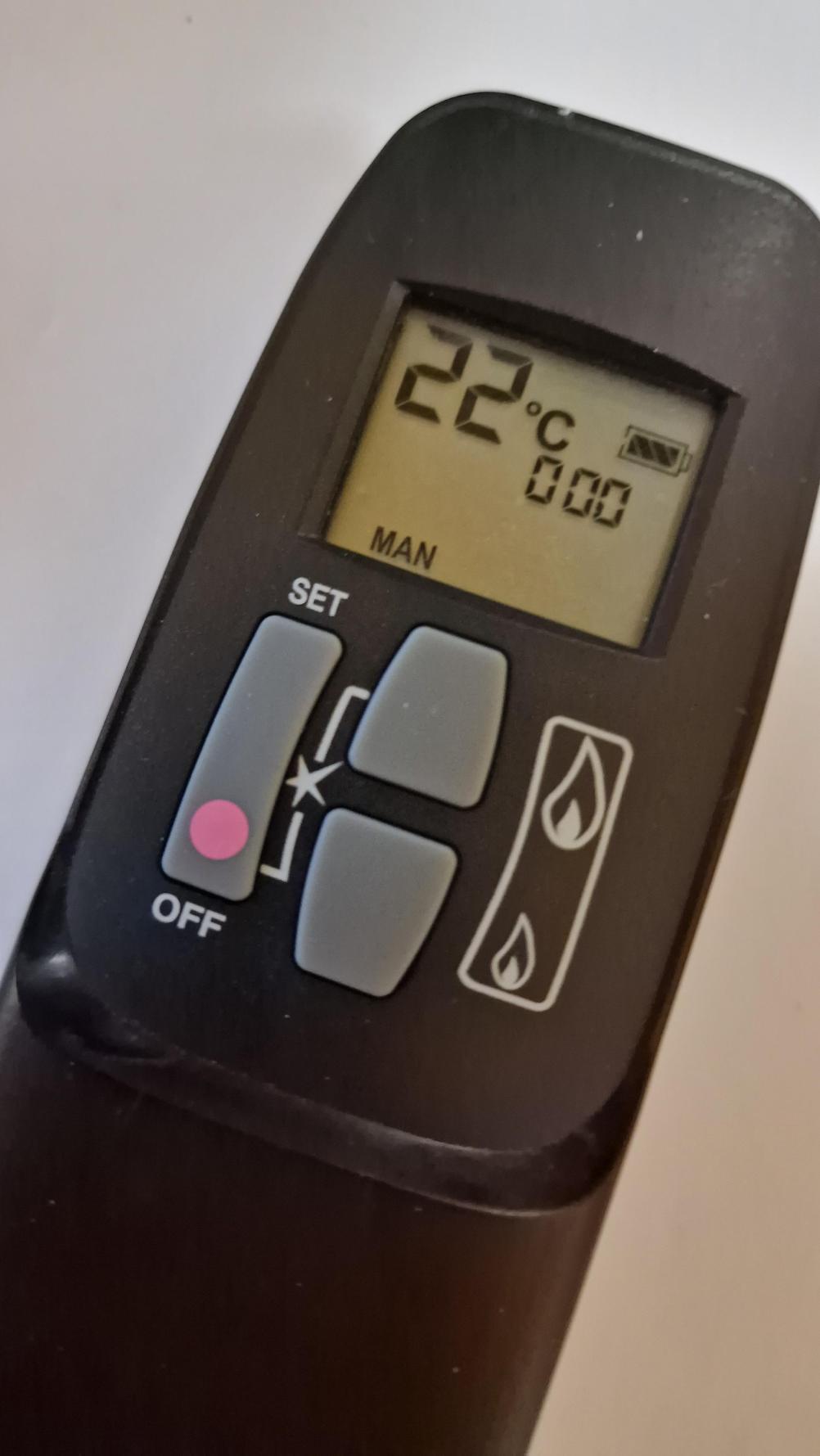 Gazco  Remote Control - Back Image