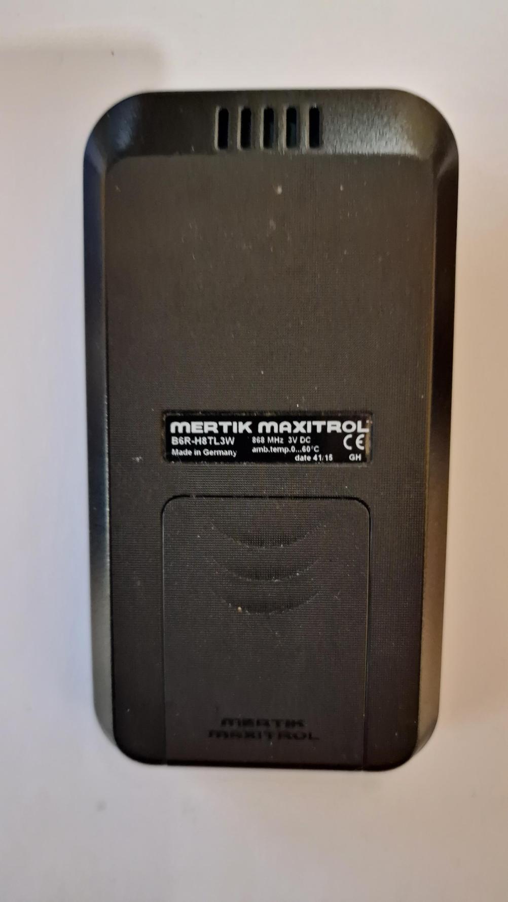 Tulp  Remote Control - Back Image
