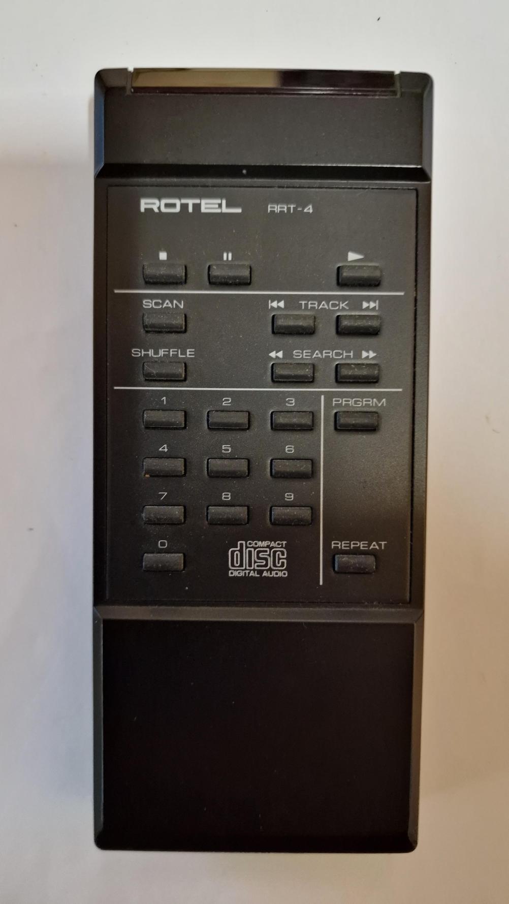 Rotel  Remote Control - Front Image