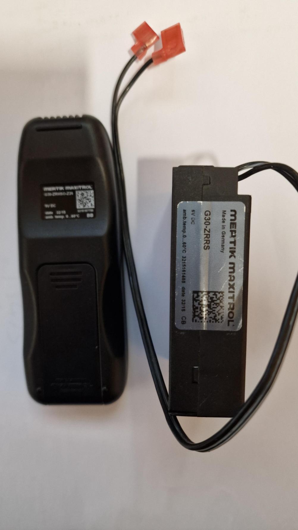 Mertik Maxitrol G30-ZRRS Remote Control - Back Image