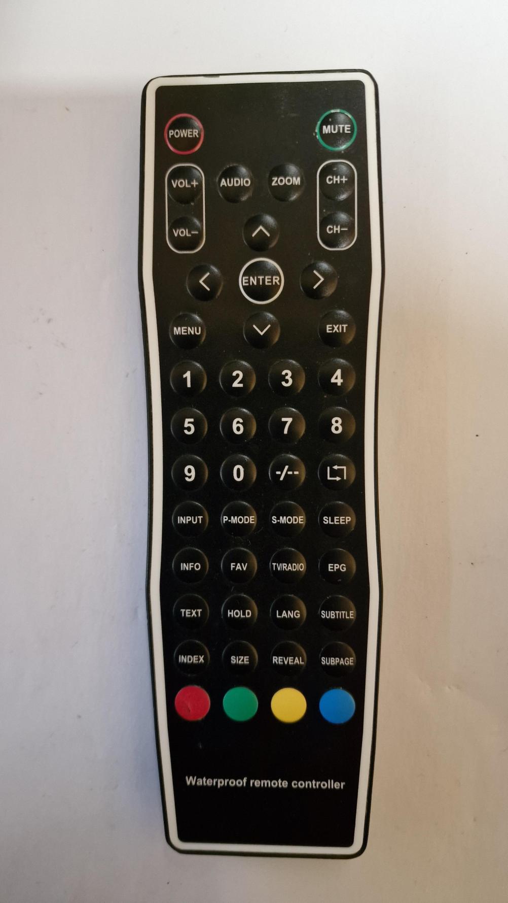 TV  Remote Control - Front Image