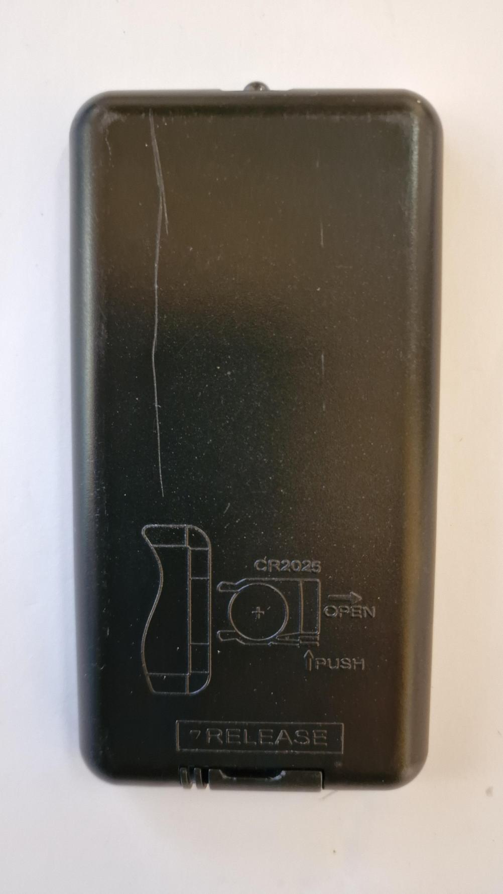 Evoke Focalpoint Remote Control - Back Image
