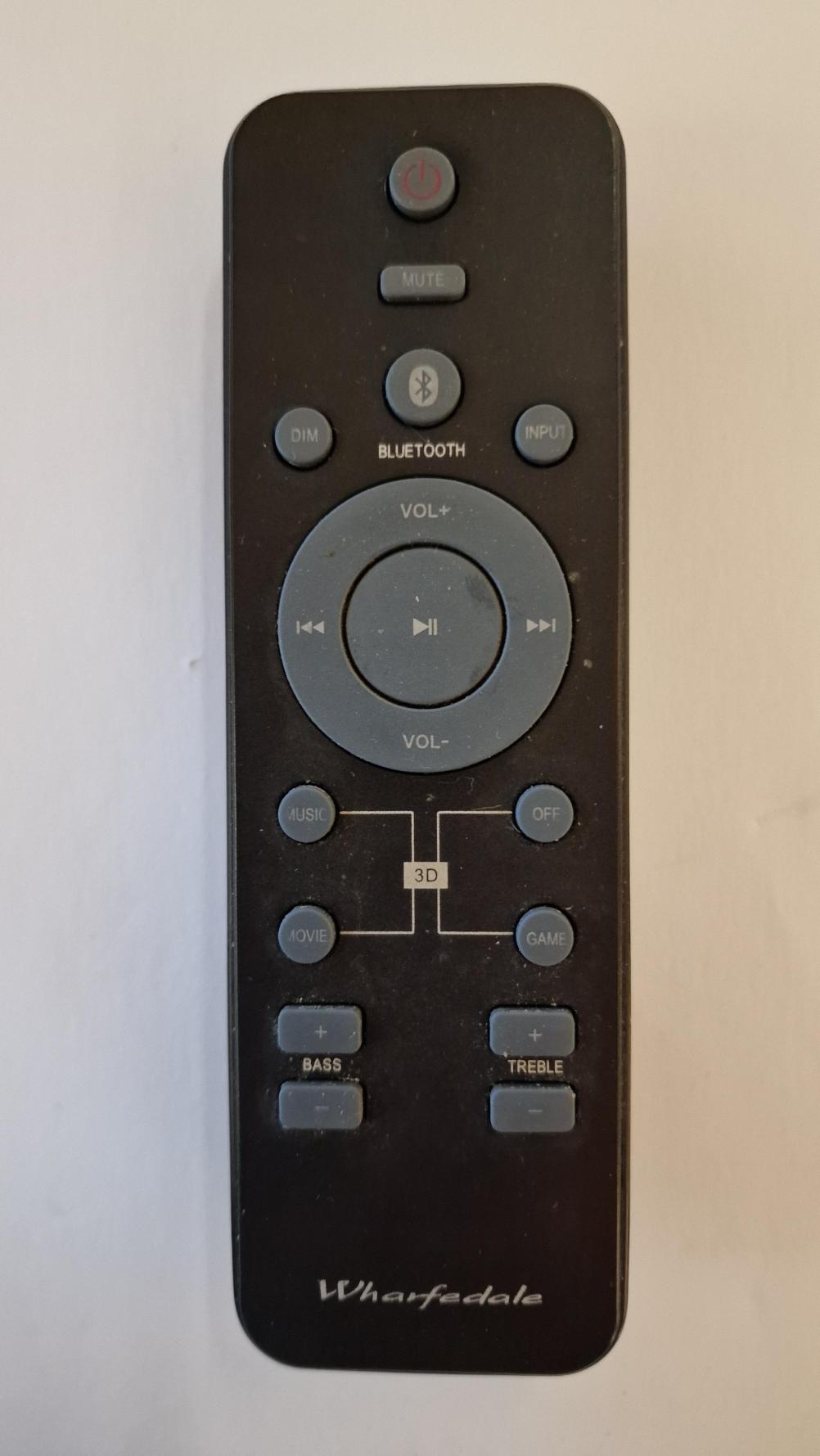 Wharfedale  Remote Control - Front Image