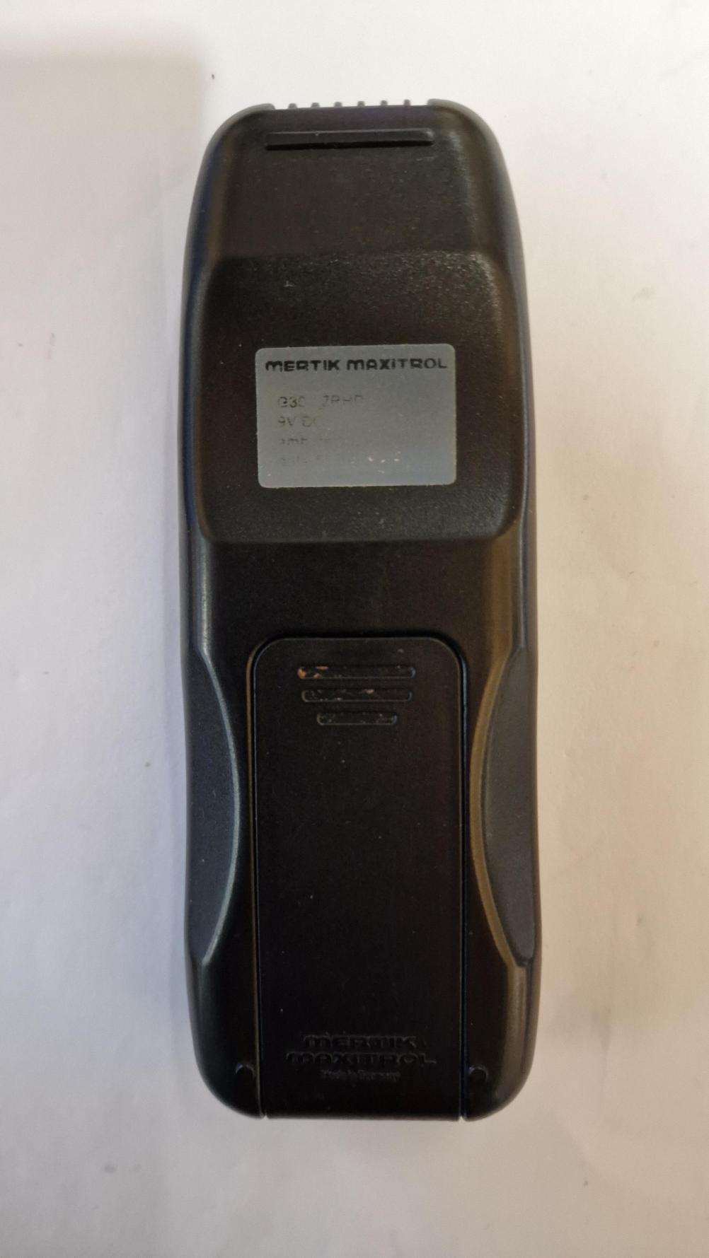 MERTIK MAXITROL  Remote Control - Back Image