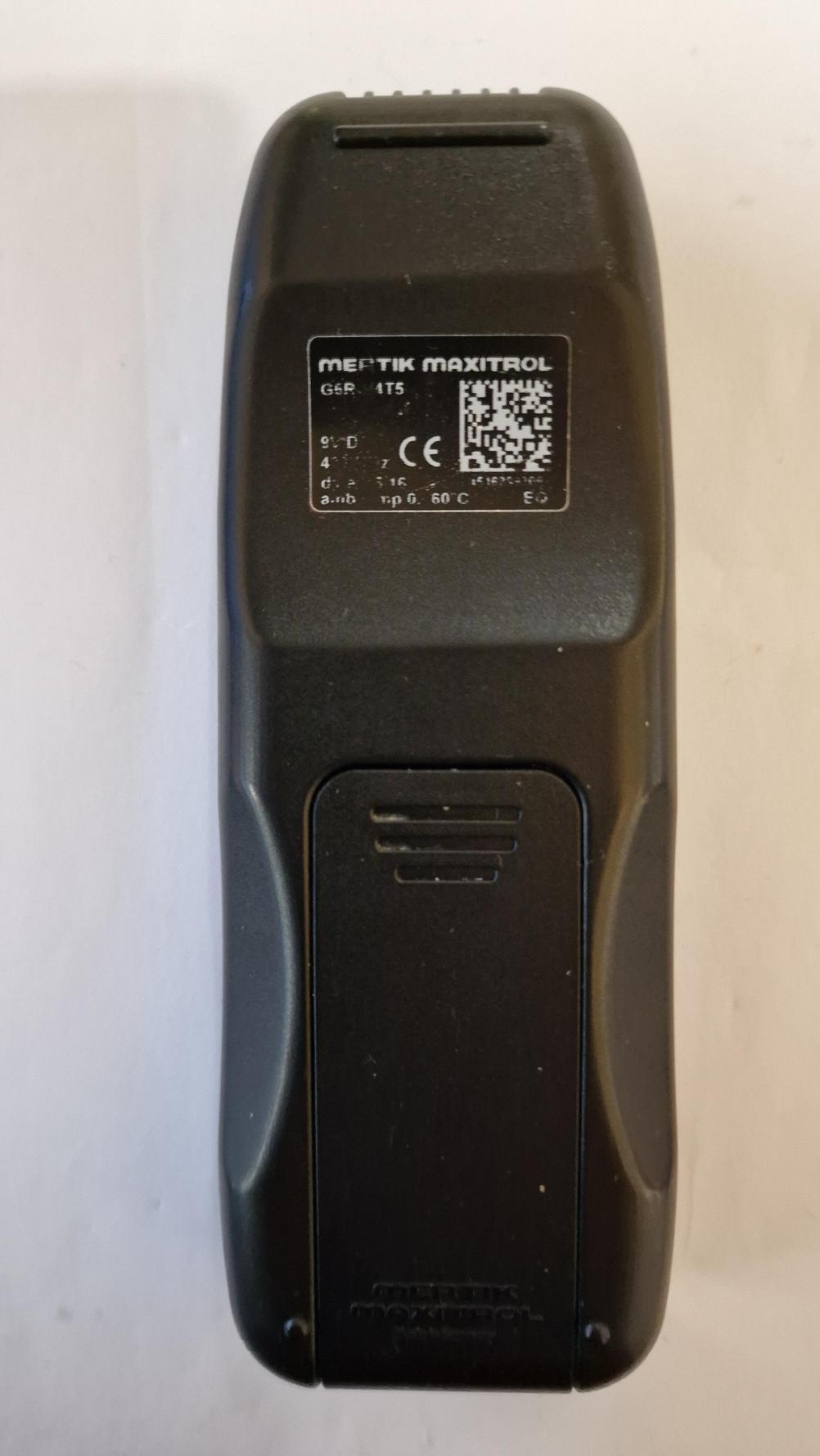 Mertik Maxitrol  Remote Control - Back Image