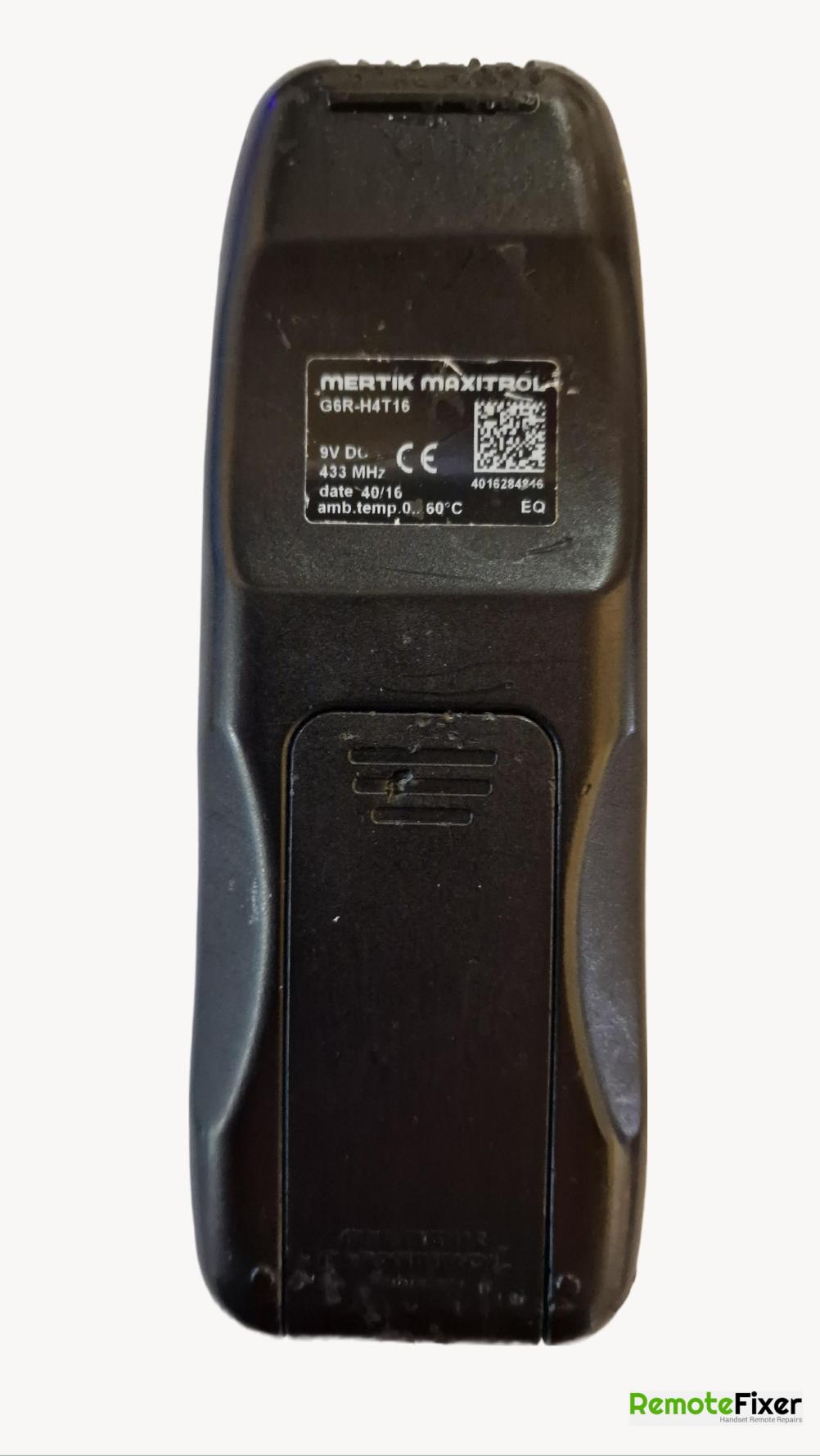 Dru   Remote Control - Back Image