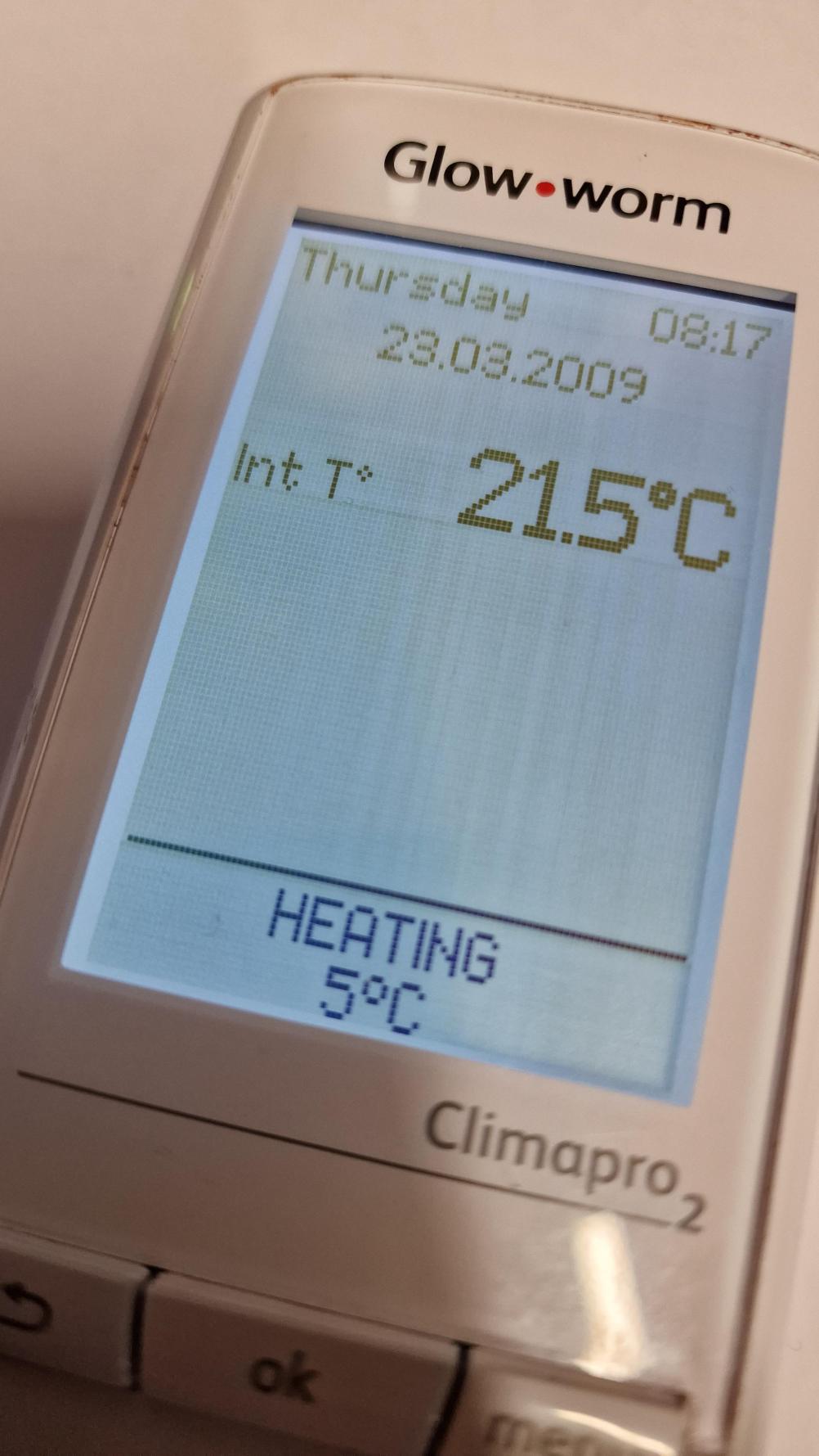 Glow worm climapro 2 Remote Control - Inside Image