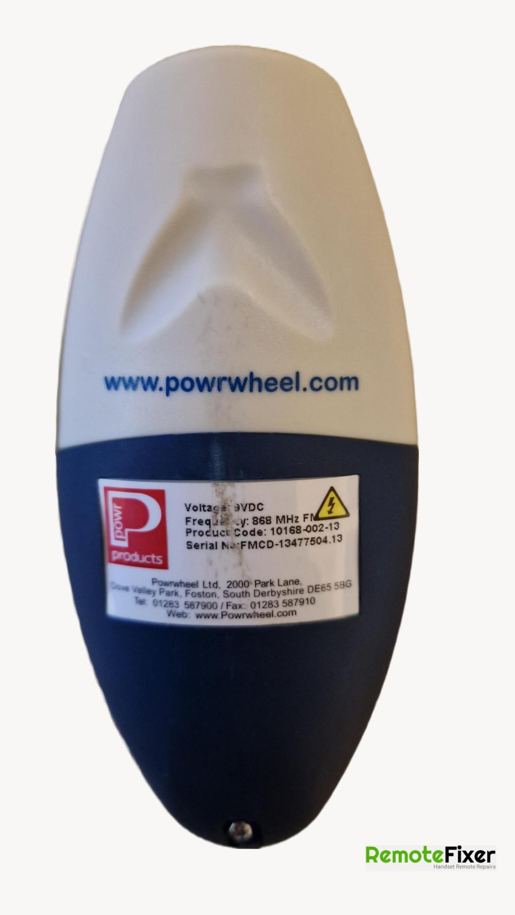 Powrwheel  Remote Control - Back Image
