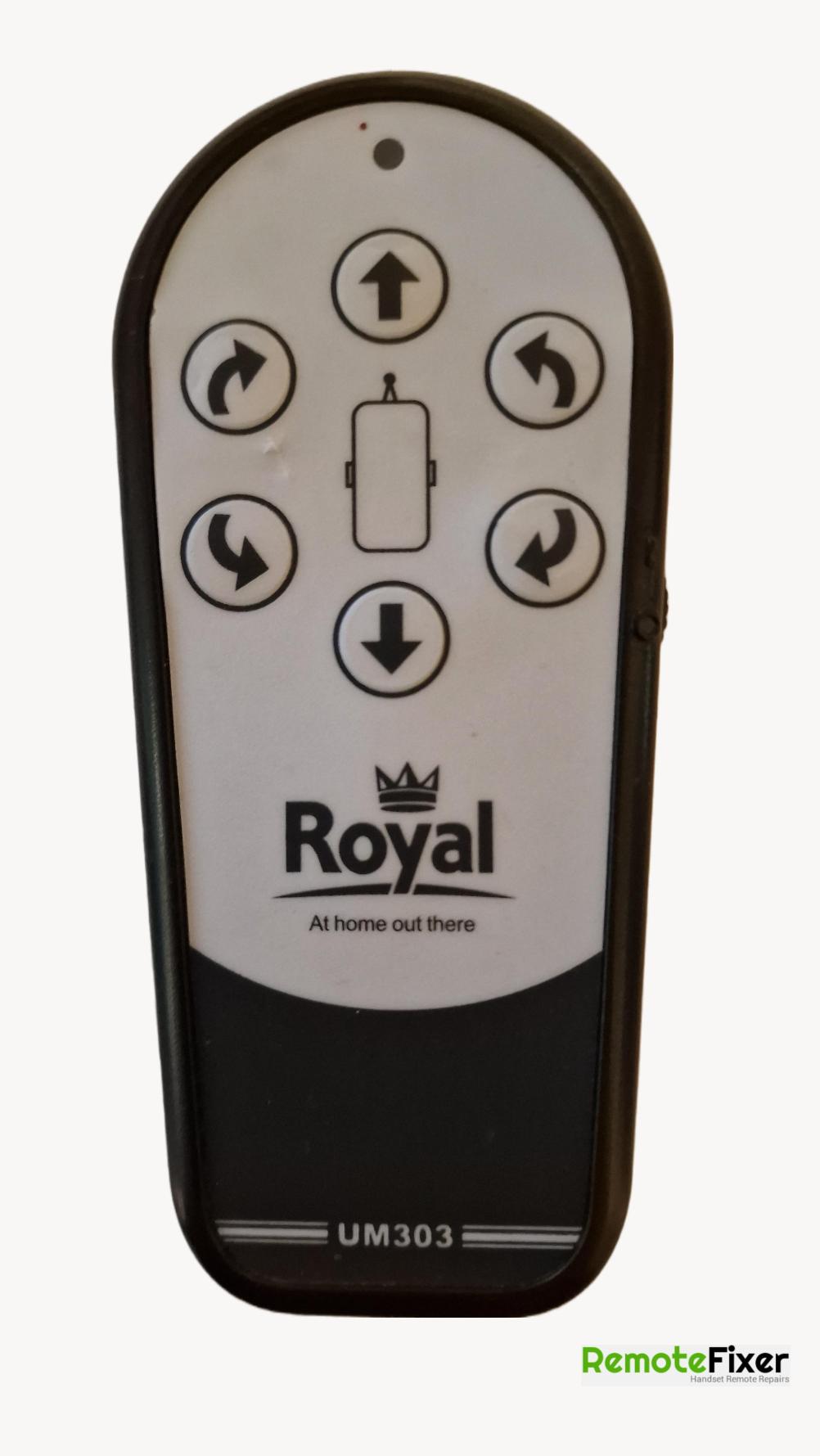 Royal motor mover Remote Control - Front Image