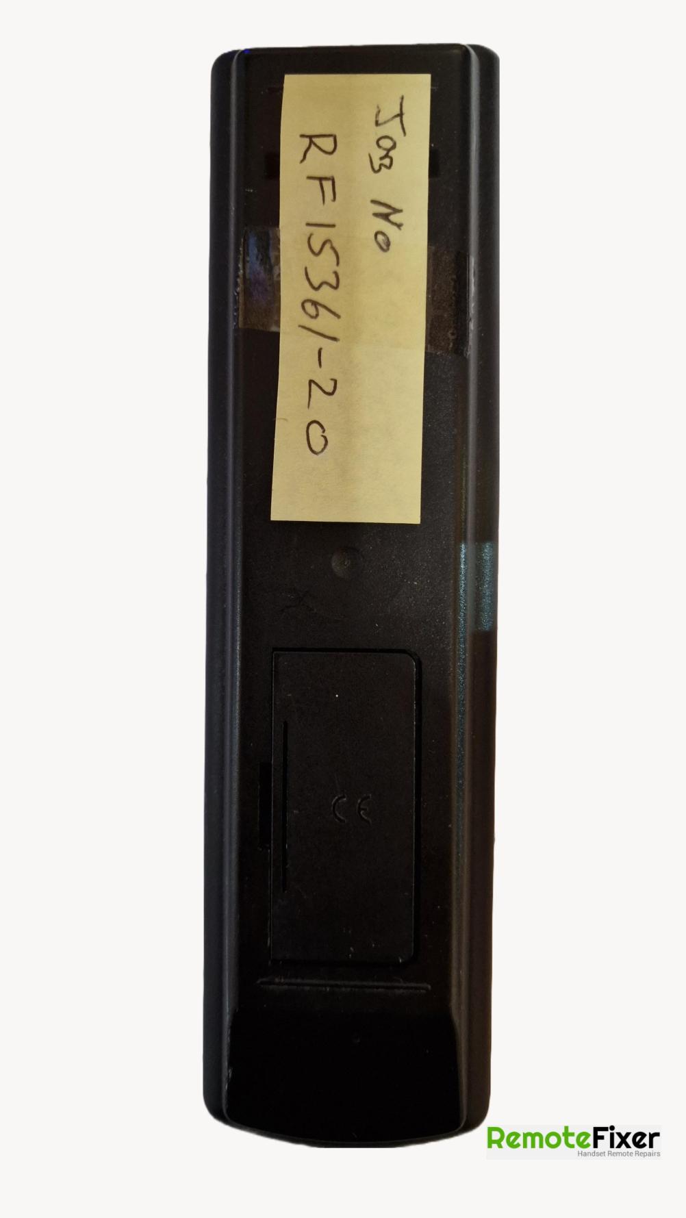 Linn Remote Control - Back Image