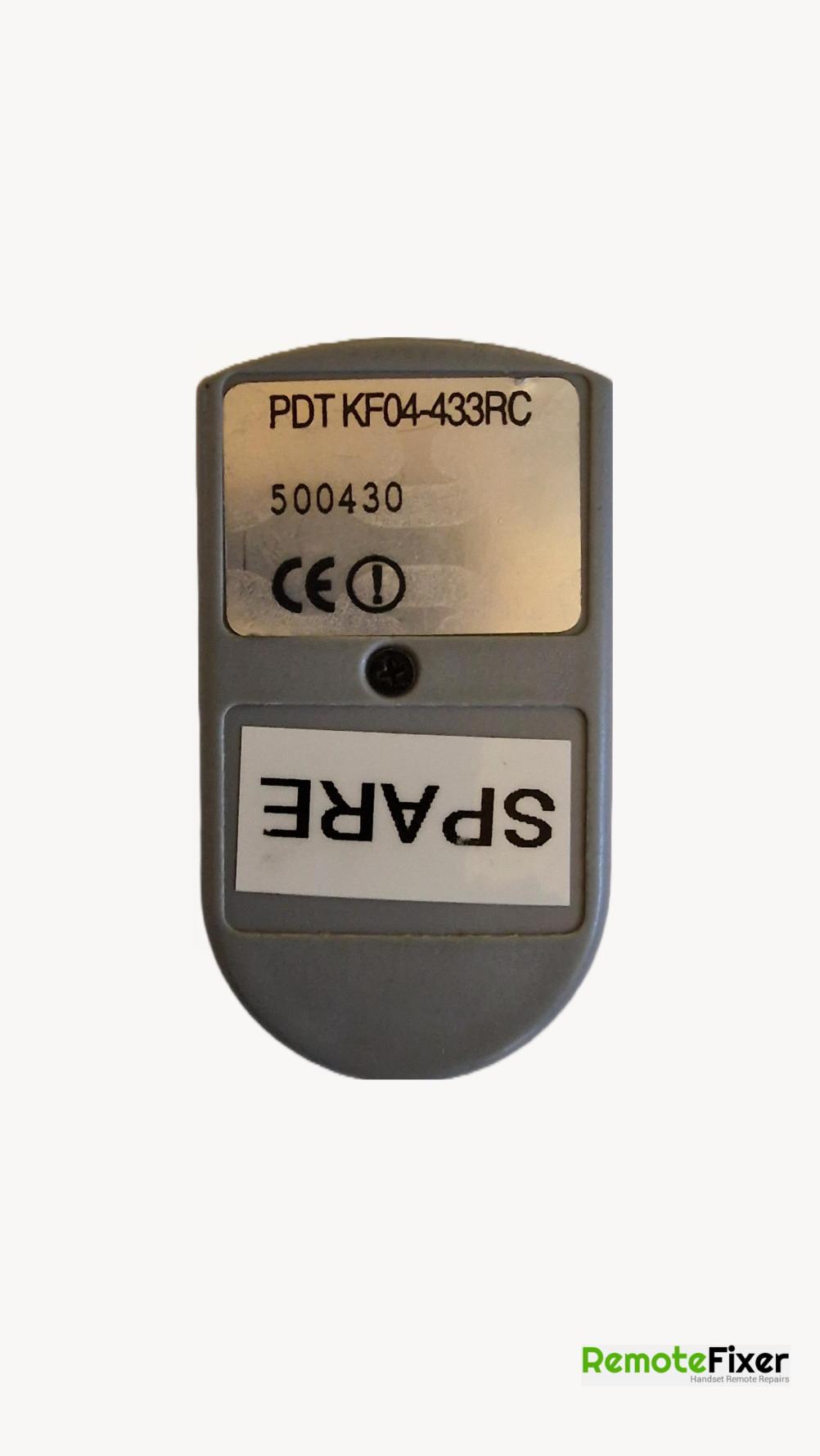 H.A.G.   Remote Control - Back Image