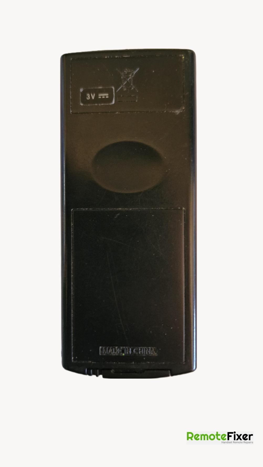 Sony RM-ANU160 Remote Control - Back Image