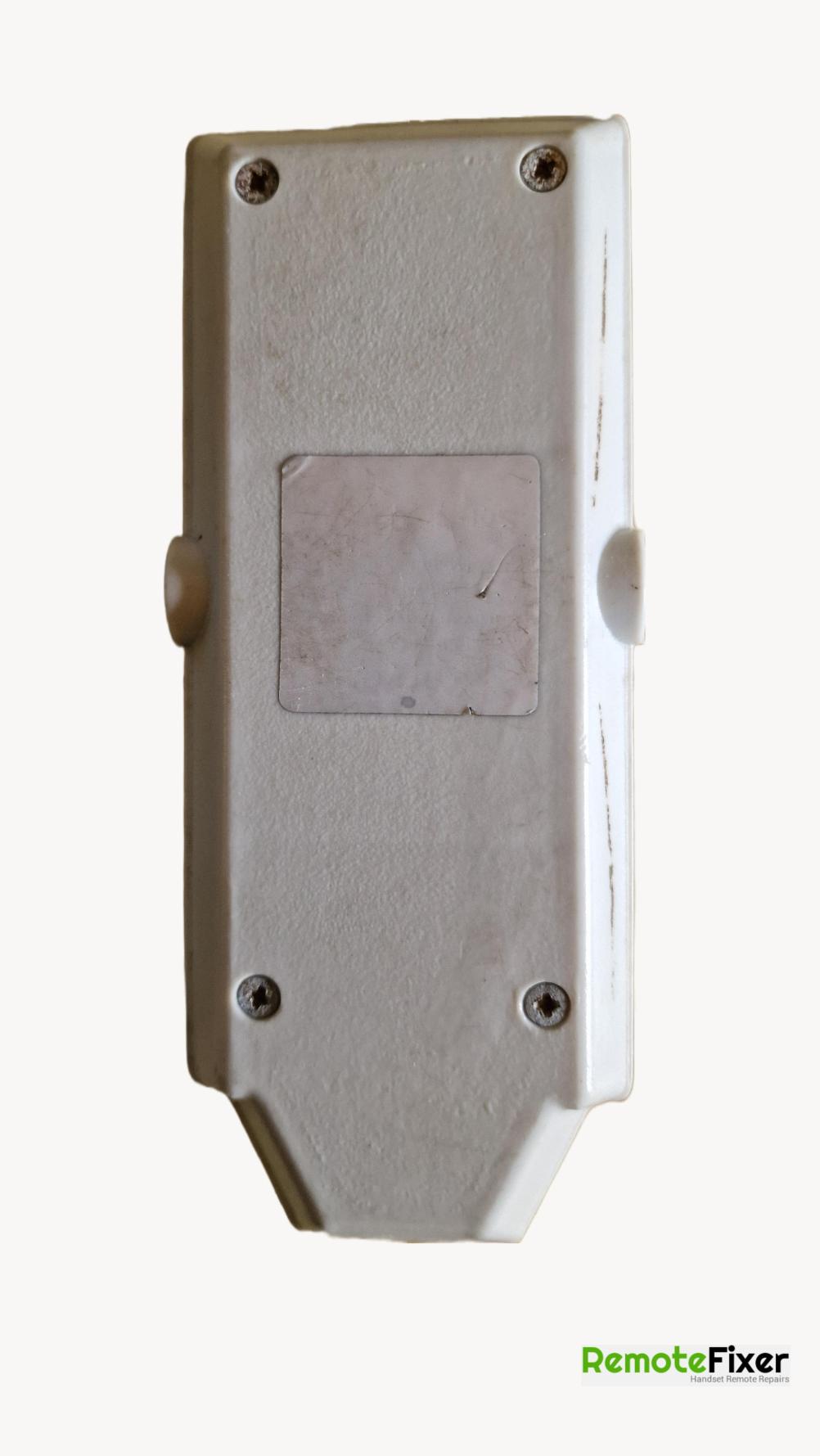 Carver  Remote Control - Back Image