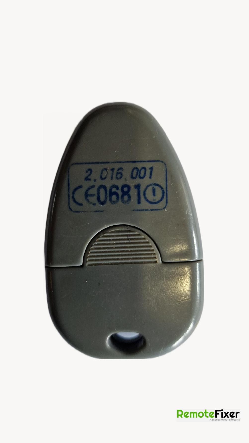 Cardale  Force 50 Remote Control - Back Image