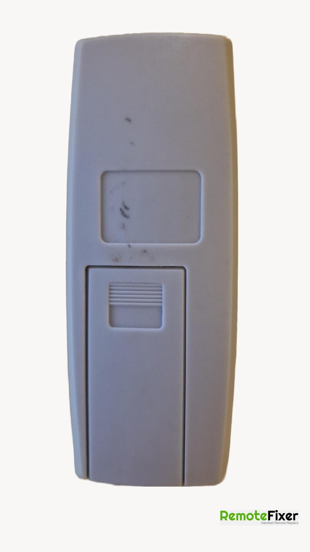 Heater  Remote Control - Back Image