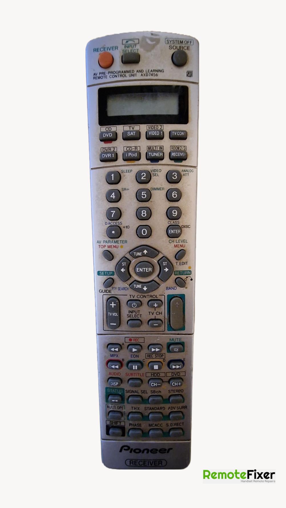 Pioneer   Remote Control - Front Image