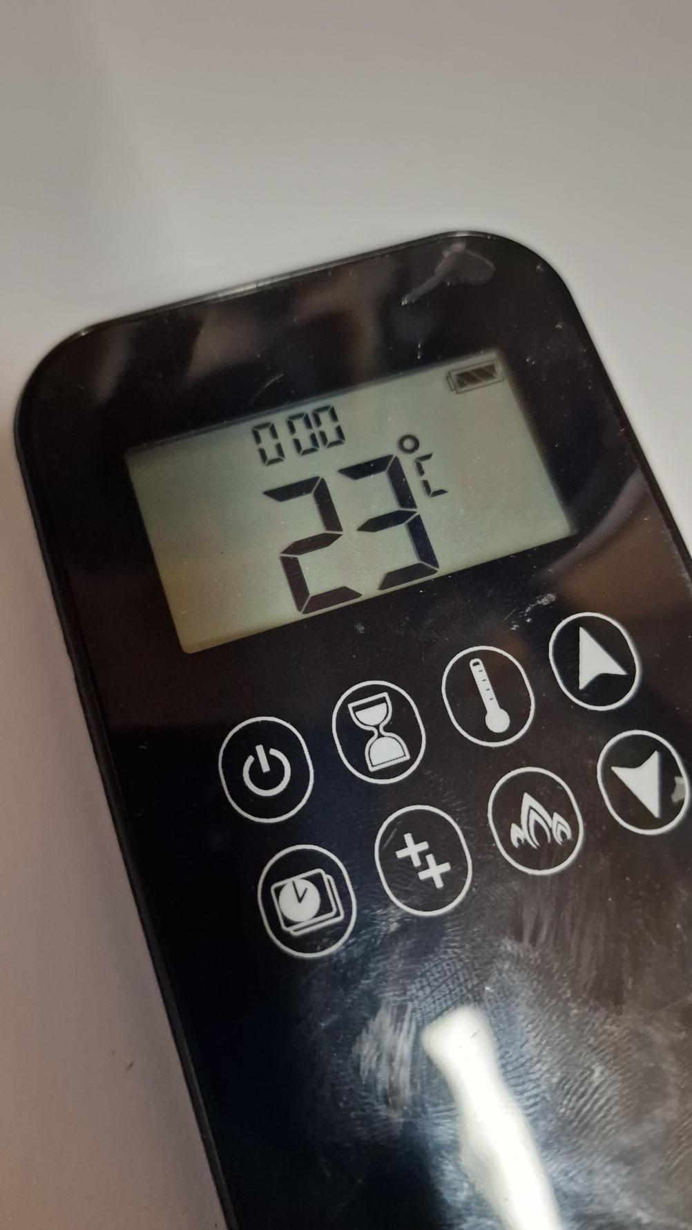 Vision Trimline  73H gas fire Remote Control - Inside Image