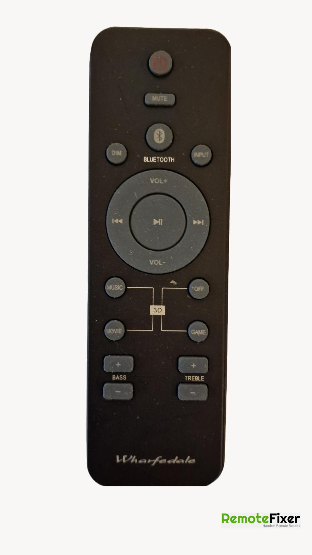 Wharfedale   Remote Control - Front Image